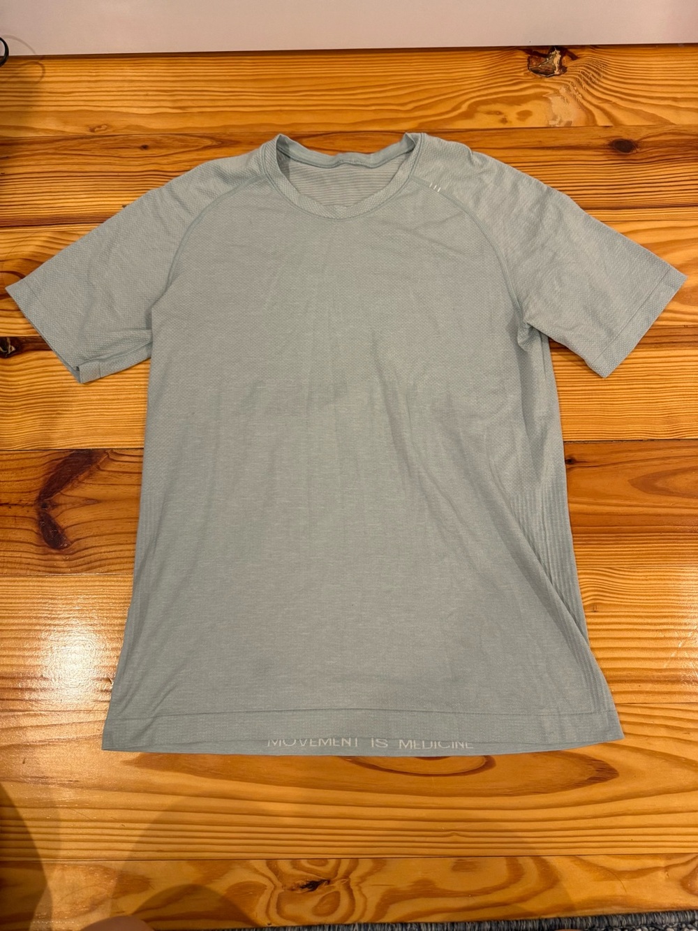 lululemon athletica Light Blue Short-Sleeve Performance Tee